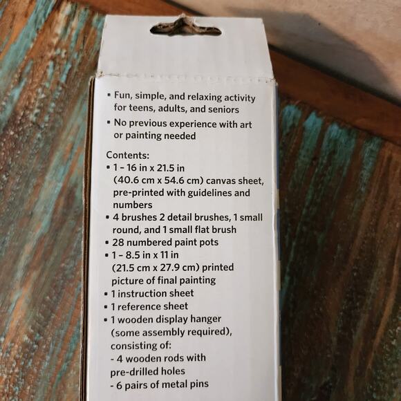 Artist's Loft 16x20 Vertical Paint By Numbers Kit Bengal Tiger - Challenging - Picture 7 of 7